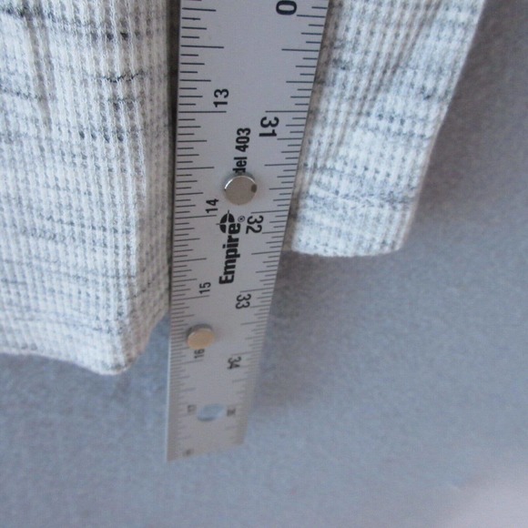 Aerie Waffle Knit Thermal‎ Sleep Shirt HOT COCOA FIRESIDE NAPS - Picture 7 of 10